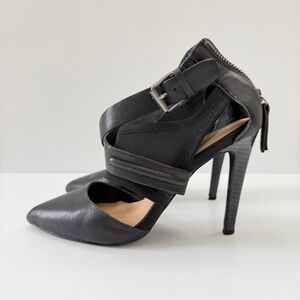 Joe's Jeans Black Strappy Heels